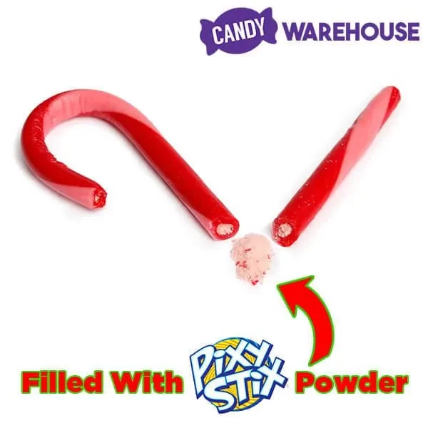 Pixy Stix Candy Canes: 9-Piece Box - Image 4