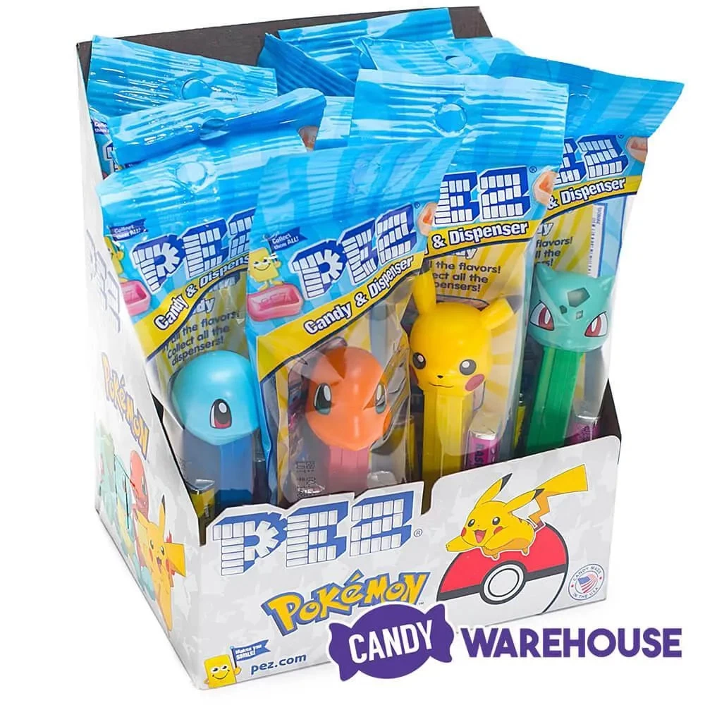 Pokemon PEZ Dispenser Candy Packs: 12-Piece Set - Image 2