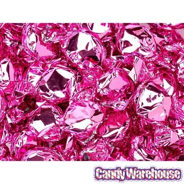 Primrose Metallic Foiled Hard Candy Buttons - Light Pink: 5LB Bag - Image 2