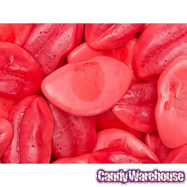 Red Gummy Lips Candy: 1KG Bag - Image 2