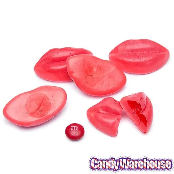 Red Gummy Lips Candy: 1KG Bag - Image 3