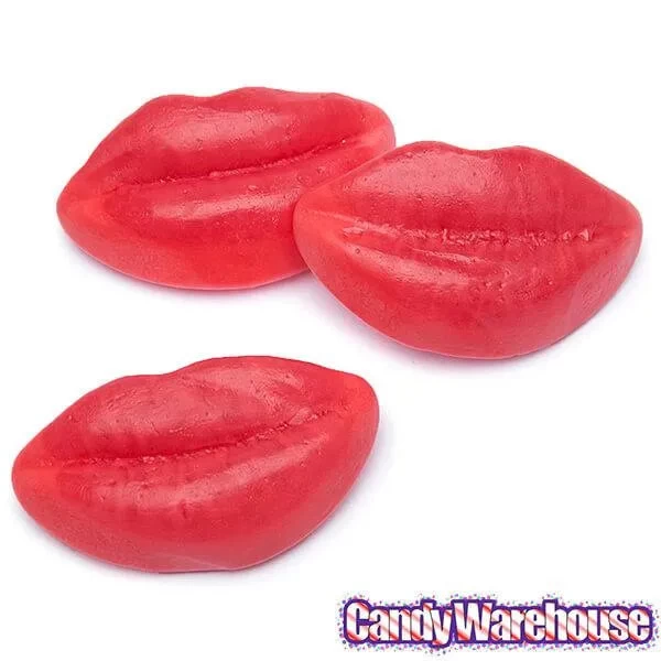 Red Gummy Lips Candy: 1KG Bag - Image 4
