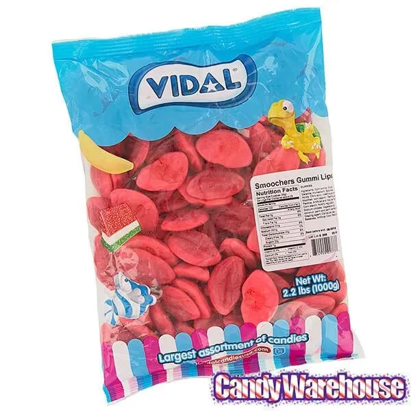 Red Gummy Lips Candy: 1KG Bag - Image 5