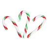 Red, White, And Green Peppermint Mini Candy Canes: 200-Piece Tub
