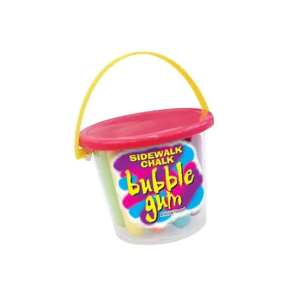 Sidewalk Chalk Bubble Gum Pails: 12-Piece Box - Image 2