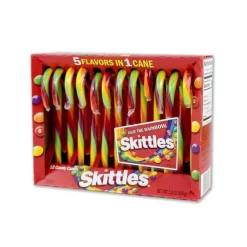 Skittles Candy Canes: 12-Piece Box