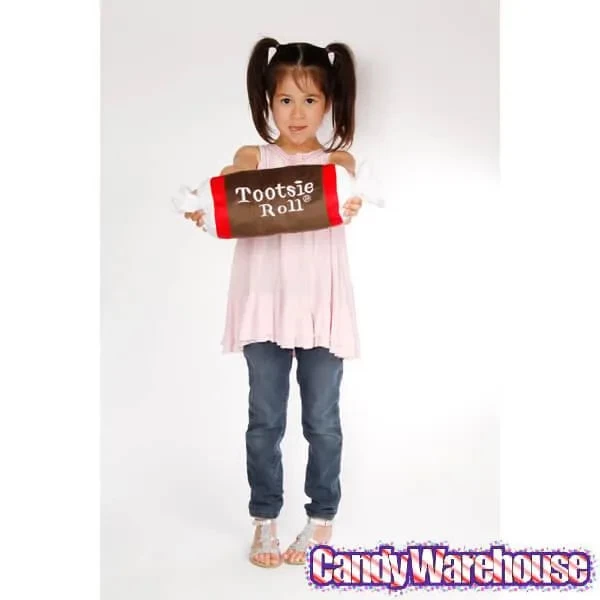 Small Plush Candy Pillow - Tootsie Roll - Image 2