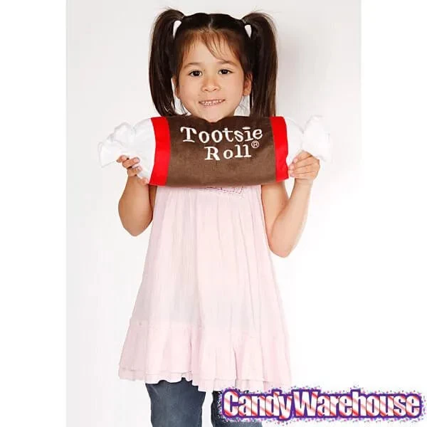 Small Plush Candy Pillow - Tootsie Roll - Image 3