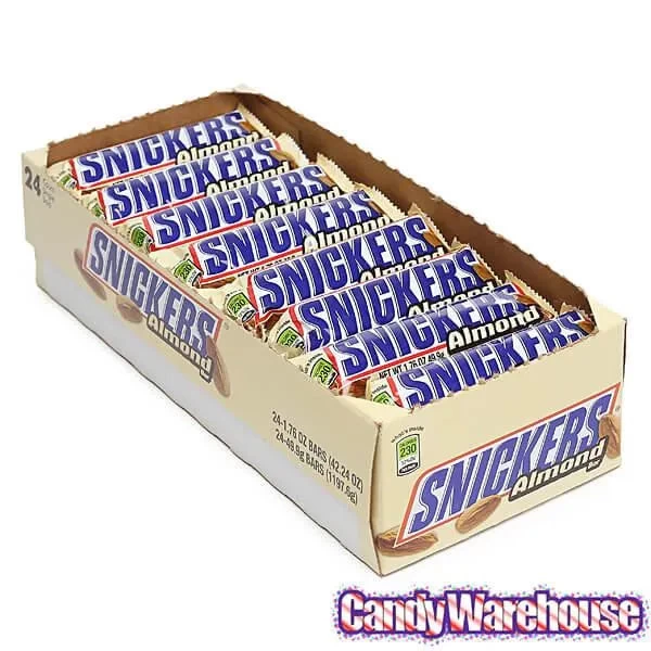 Snickers Almond Candy Bars: 24-Piece Box - Image 2