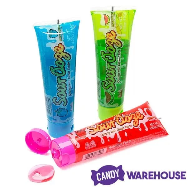 Sour Ooze Tube Liquid Candy Dispensers: 12-Piece Box - Image 3