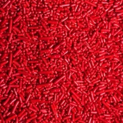 Sprinkle King Candy Sprinkles - Red: 1.2LB Jar