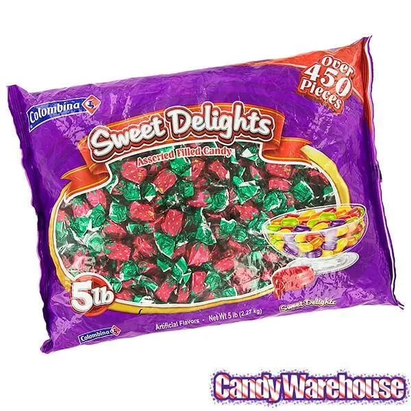 Strawberry Bon Bons Candy: 5LB Bag - Image 3