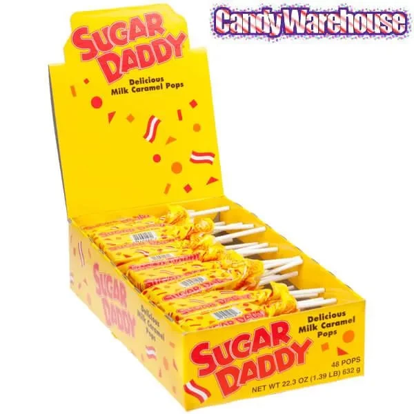 Sugar Daddy Caramel Pops: 48-Piece Box - Image 2