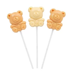 Teddy Bear Lollipops: 12-Piece Box