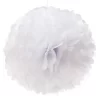 Tissue Paper 14-Inch Pom Pom - White