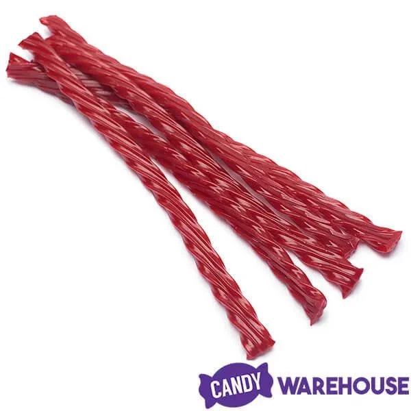 Twizzlers Strawberry Licorice Twists - Unwrapped: 5LB Tub - Image 4