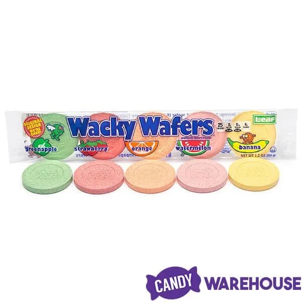 Wacky Wafers Candy 1.2-Ounce Packs: 24-Piece Box - Image 2